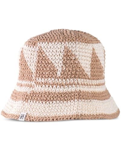 Nannacay Honolua Crochet Bucket Hat - Natural