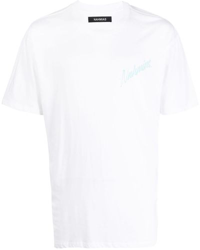NAHMIAS T-shirt Miracle Surf en coton - Blanc