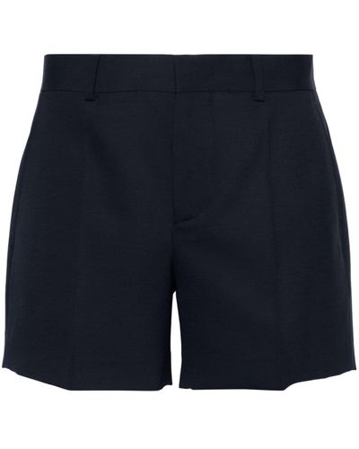 Philosophy Di Lorenzo Serafini Pantalones cortos de vestir con pinzas - Azul