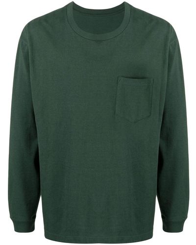 Suicoke Langarmshirt mit Rundhalsausschnitt - Grün