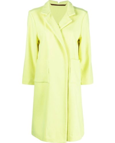 Daniela Gregis Single-breasted Coat - Yellow