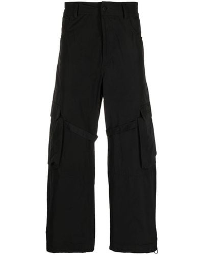 44 Label Group Cargo-pocket Cotton-blend Pants - Black