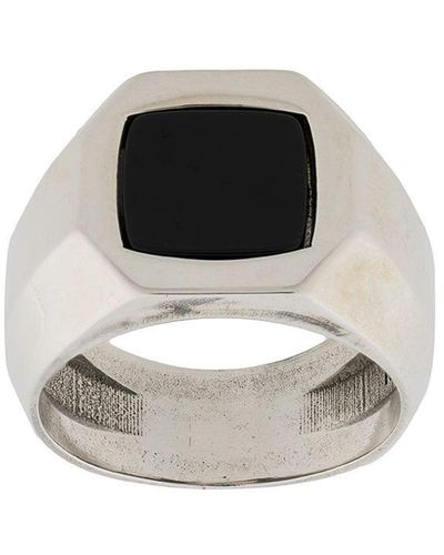 Emanuele Bicocchi Stone Ring - Metallic