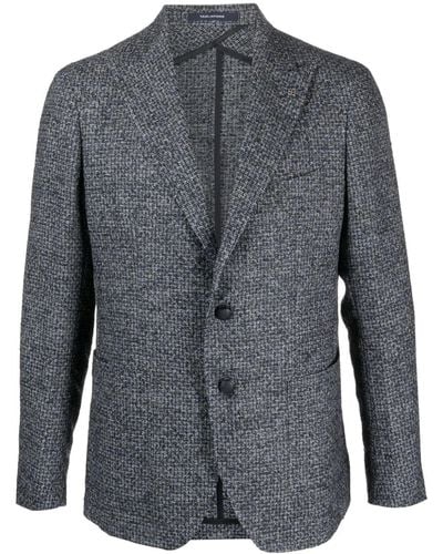 Tagliatore Blazer monopetto con revers a lancia - Grigio