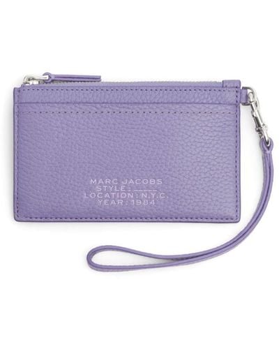 Marc Jacobs The Top Zip Wristlet Wallet - Purple