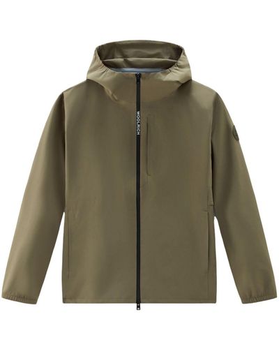 Woolrich Pacific Two Layers フーデッドジャケット - グリーン