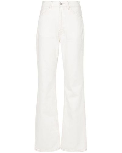 Acne Studios Jeans mit geradem Bein - Weiß