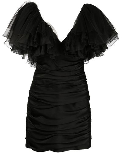 Khaite Carmen V-neck Dress - Black