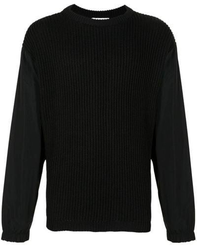 UMA | Raquel Davidowicz Gum Drop-shoulder Sweater - Black