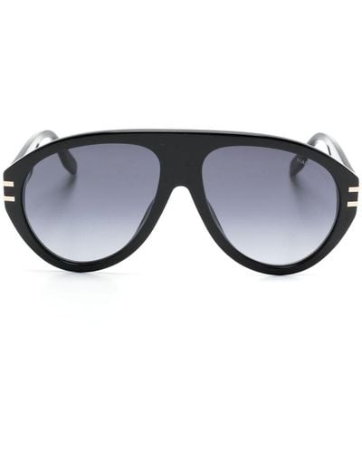 Marc Jacobs 747s Shield-frame Sunglasses - Blue