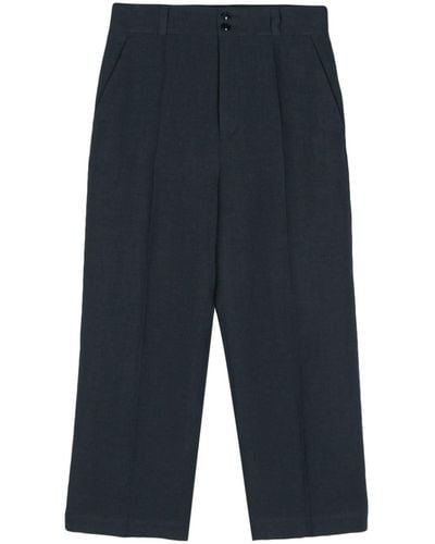 Barena Paola Canne Cropped Trousers - Blue
