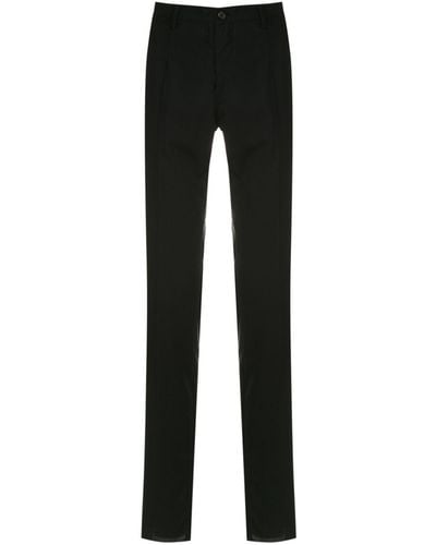 Dolce & Gabbana Straight Tailored Pants - Black