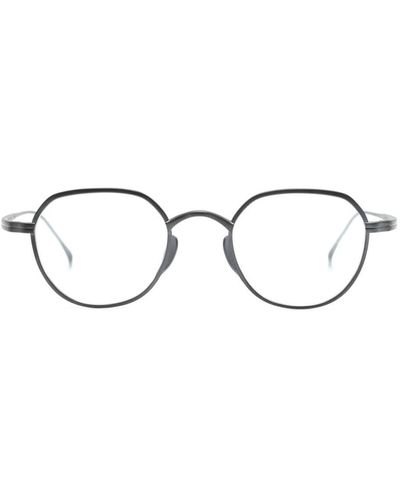 Kame Mannen 1301 Brille mit geometrischem Gestell - Grau