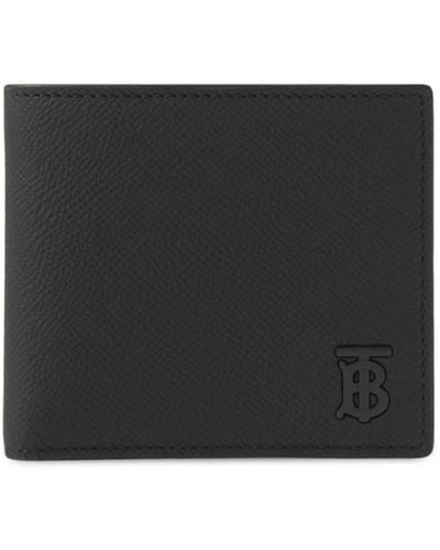 Burberry Tb 二つ折り財布 - ブラック