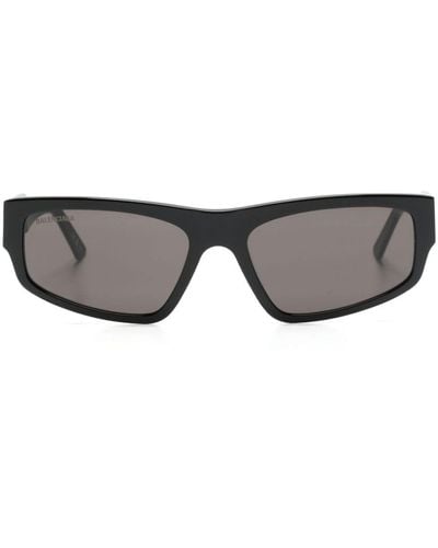 Balenciaga Biker-frame Sunglasses - Grey