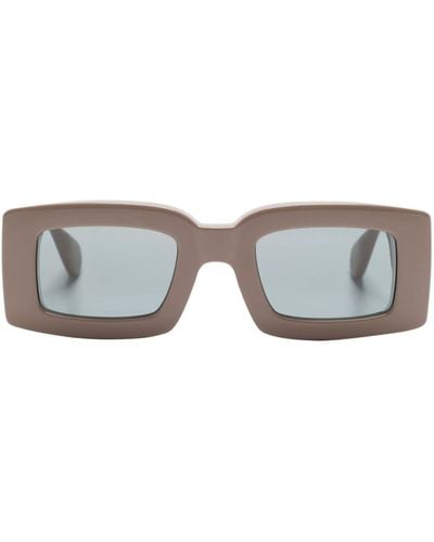 Jacquemus Gafas de sol Les lunettes Tupi con montura cuadrada - Gris