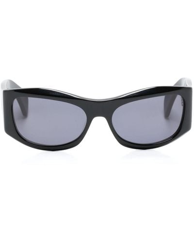 HELIOT EMIL Aether Rectangle-frame Sunglasses - Black