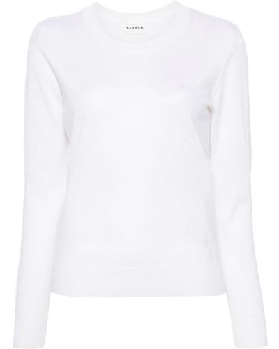 P.A.R.O.S.H. Wool-silk-blend Sweater - White