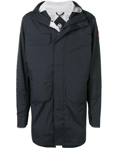 Canada Goose Abrigo con cremallera oculta - Negro