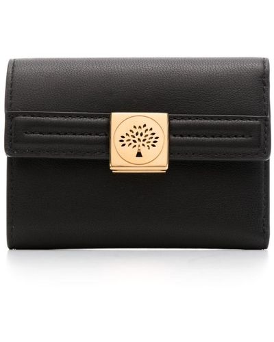 Mulberry Tree Leather Wallet - Black