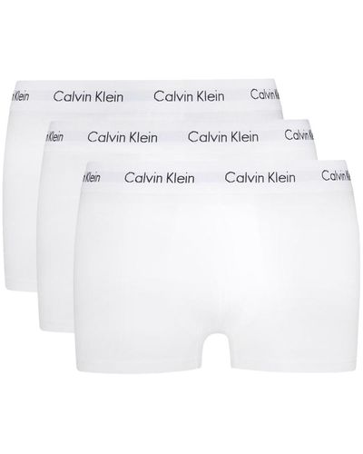Calvin Klein Short-Set mit Stretchbund - Weiß