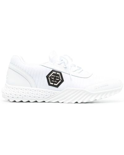 Philipp Plein Runner Hexagon Low-top Sneakers - White