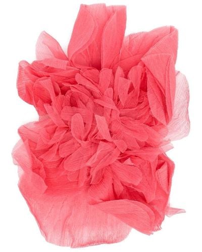 Max Mara Luisa Brosche mit Blumenmotiv - Pink
