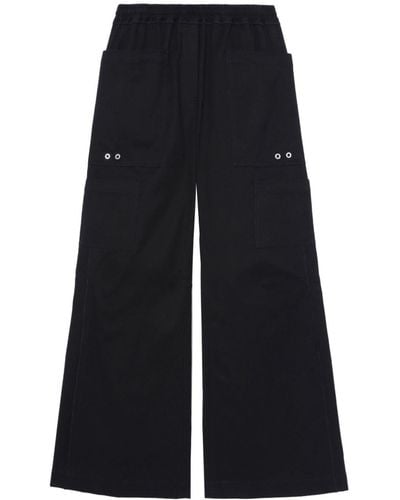 3.1 Phillip Lim Wide-leg Cotton Trousers - Blue