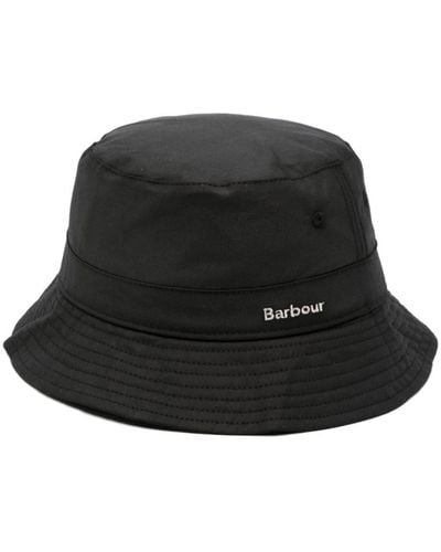 Barbour Belsay バケットハット - ブラック