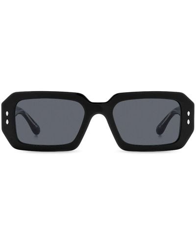 Isabel Marant Lily Rectangle-frame Sunglasse - Black