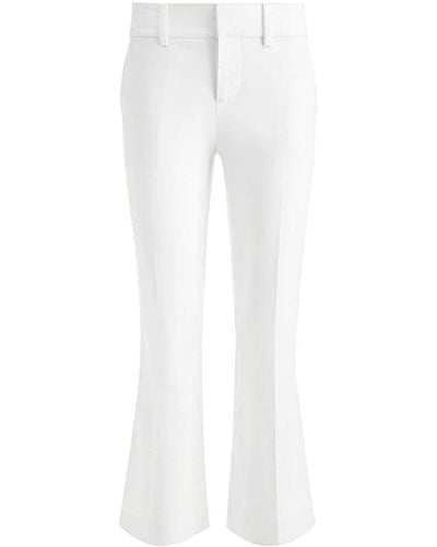 Alice + Olivia Janis Cropped Trousers - White