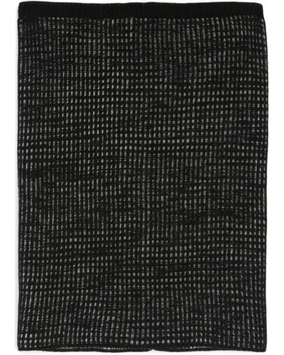 Missoni Écharpe en laine à design bicolore - Noir