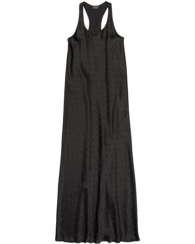 Balenciaga レーサーバック イブニングドレス - ブラック