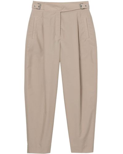 3.1 Phillip Lim Buckled Tapered Pants - Natural