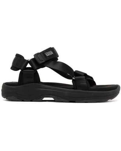 Suicoke Depa-v2po Touch-strap Sandals - Black