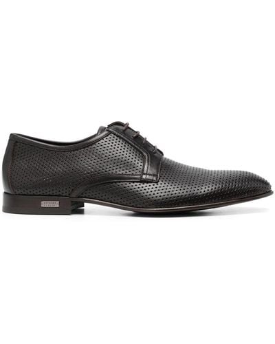 Casadei Leather Derby Shoes - Gray