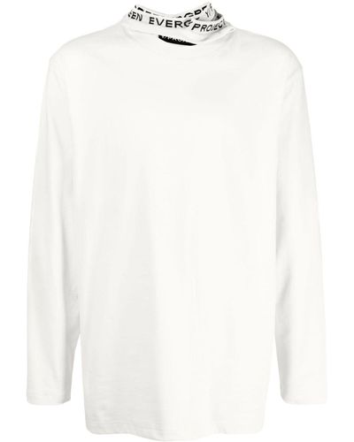 Y. Project Evergreen Organic-cotton Jumper - White