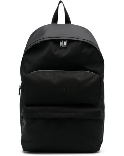 MM6 by Maison Martin Margiela Multi-pocket Logo-print Backpack - Black