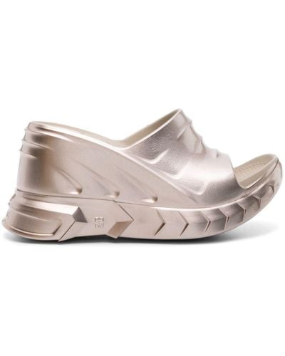 Givenchy Marshmallow Flip-Flops mit Wedge 110mm - Pink