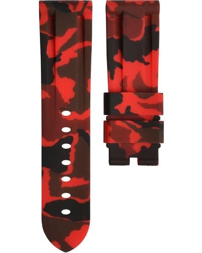 HORUS WATCH STRAPS 24mm Watch Strap - Red