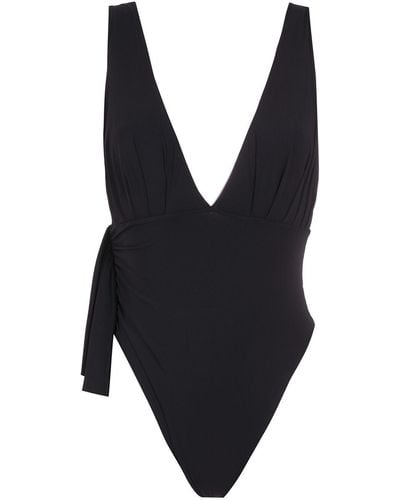 Clube Bossa Unika High-leg Swimsuit - Black