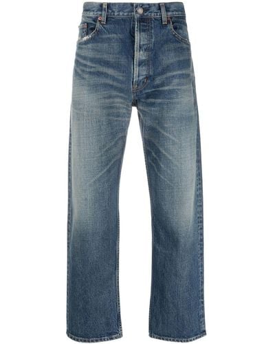 Saint Laurent Straight Jeans - Blauw