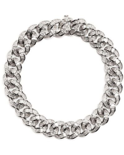 SHAY Bracelet en or 18ct serti de diamants - Métallisé