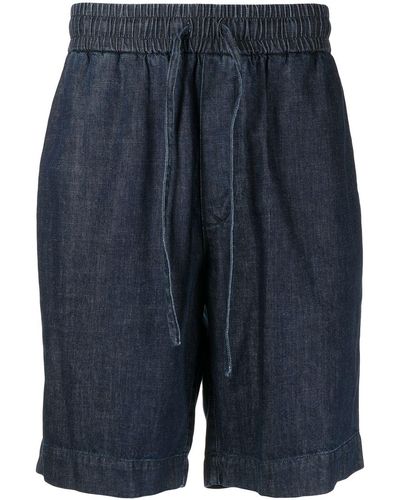 YMC Jay Jeans-Shorts mit Kordelzug - Blau