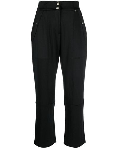 BOSS High-waisted Cropped Pants - Black