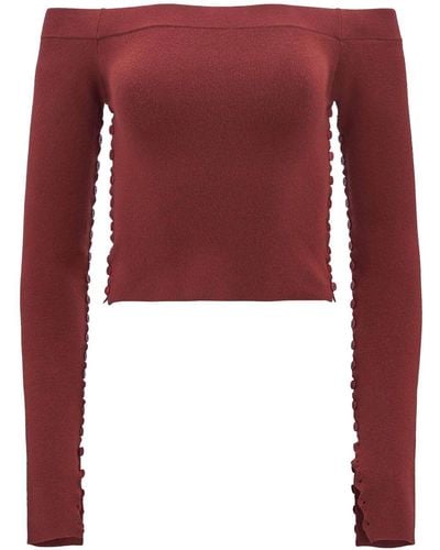 Altuzarra Esi Knitted Sweater - Red
