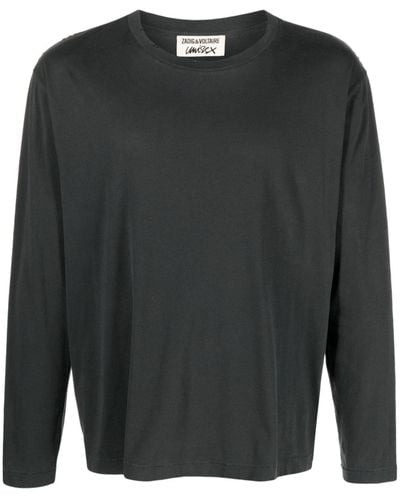 Zadig & Voltaire T-shirt Ellon en coton biologique - Gris