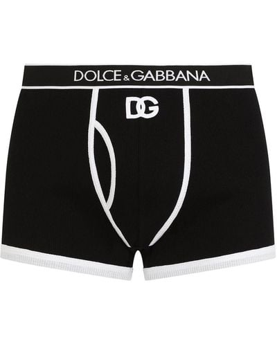 Dolce & Gabbana Boxershorts Met Logo - Zwart