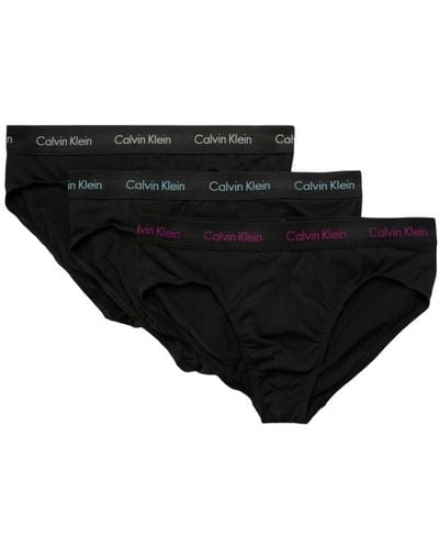 Calvin Klein ロゴ ブリーフ セット - ブラック