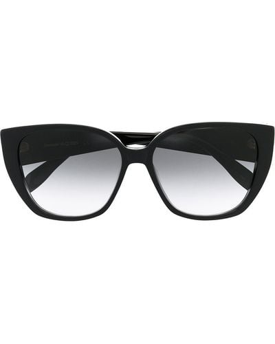 Alexander McQueen Gafas de sol Seal - Negro